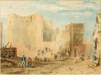 The Demolition of the New Gate, Newcastle upon Tyne 1823 by Andrew Morton